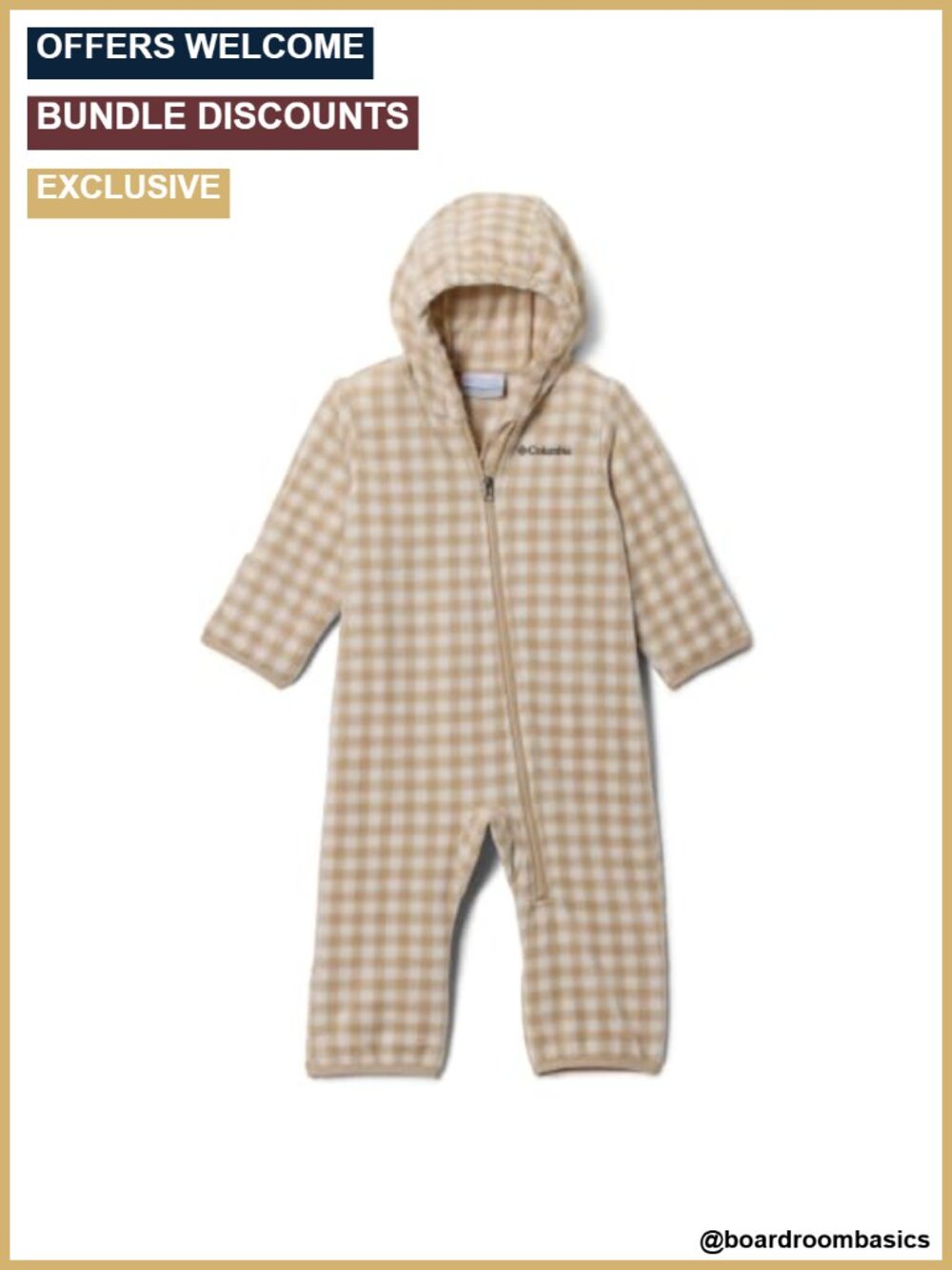 Fleece Bunting Snowsuit Infant Baby Full Zip Fold Over Cuffs Snowtop II